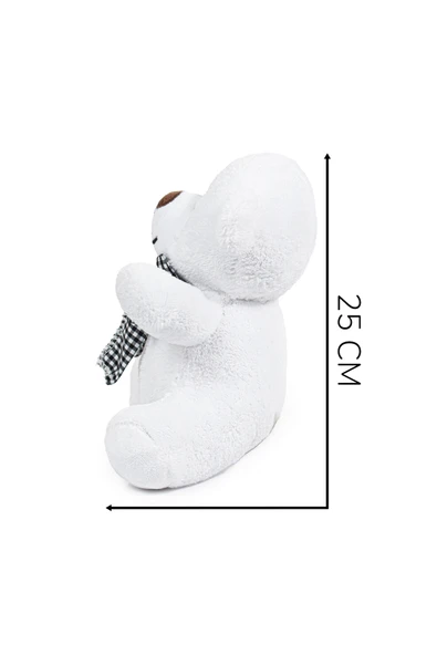 Ayıcı Oyuncak Özgüner Papyonlu Oturan Peluş Ayıcık: En Tatlı Hediye Seçeneğiniz! (%100 Yerli) - Resim 4