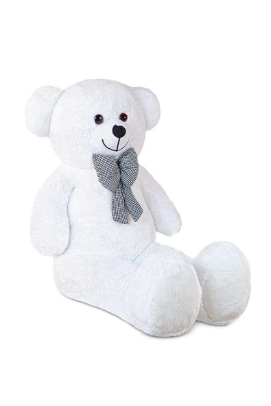 Ayıcı Oyuncak Papyonlu Sevimli Büyük Peluş Ayıcık, 130 Cm - % 100 Yerli - Resim 4