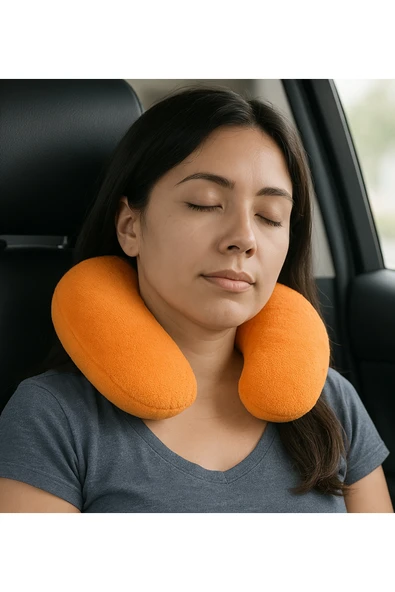 Harika Peluş Fabrikası Pabtex Ergonomik Tasarımlı Peluş Boyun Yastığı Yetişkin Ve Çocuk Kullanımına Uygun ürün görseli 1