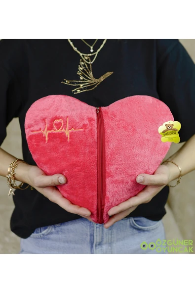 Özgüner Oyuncak Sürprizli Pelüş Kalp Civciv 50 Cm - Resim 3