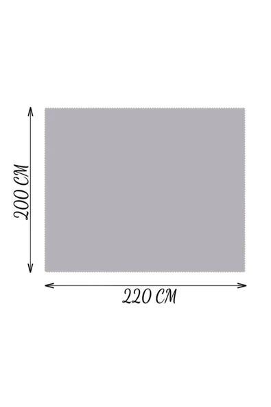 Pababo Pabtex Ponponlu 200*220 Cm Pelüş Tv Battaniyesi (%100 Yerli) - Resim 5
