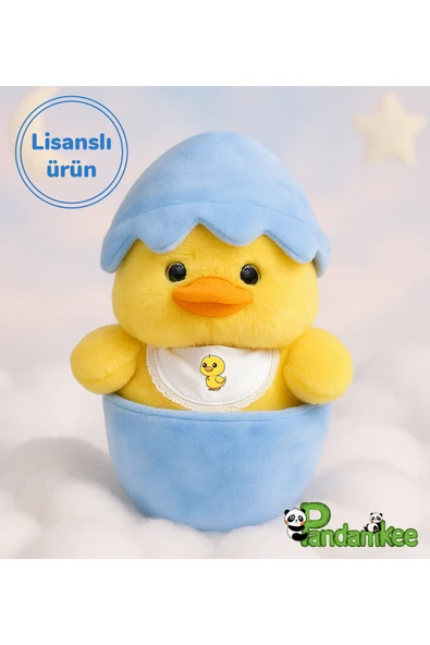 Ayıcı Oyuncak Pandamkee Yumurtadan Çıkan Civcivino Peluş – Bebeklere Ve Çocuklara Özel Çantalı Civciv ürün görseli 1