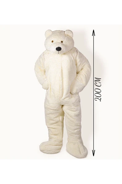 Özgüner Oyuncak Paptex Ayıcık Kafalı Fermuarlı Uyku Tulumu - Resim 6