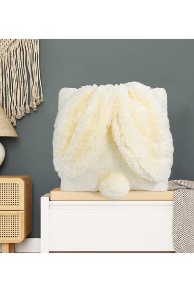 Harika Peluş Fabrikası Paptex Tavşan Kulaklı Yastık - Şirin Ve Eğlenceli Kırlent Modelleri - Resim 2