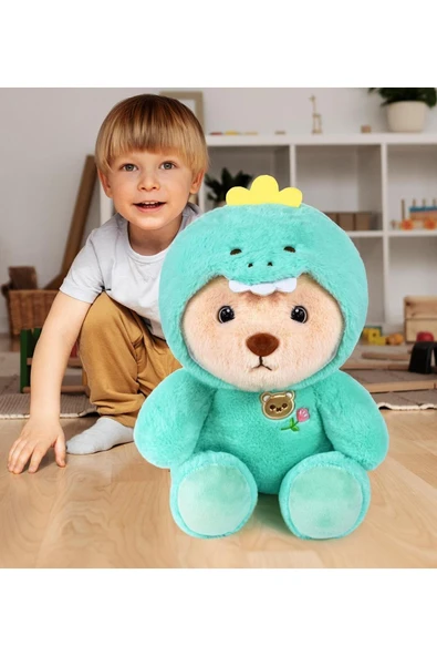 Ayıcı Oyuncak Kapşonlu Pufi Ayıcık ürün görseli 1