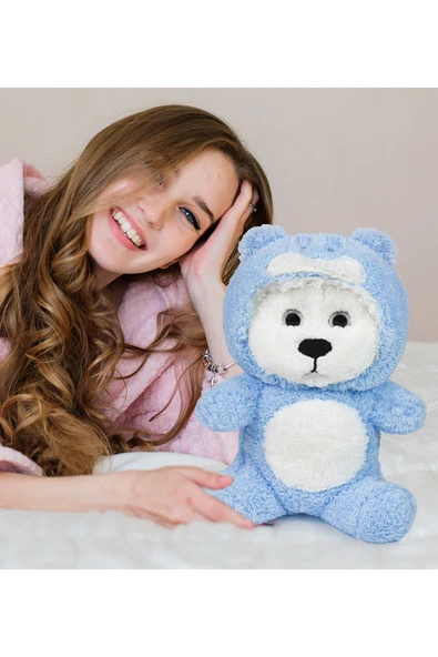 Özgüner Oyuncak Uykumcuk 35 cm Gold Peluş Sevgiliye Özel - Resim 3