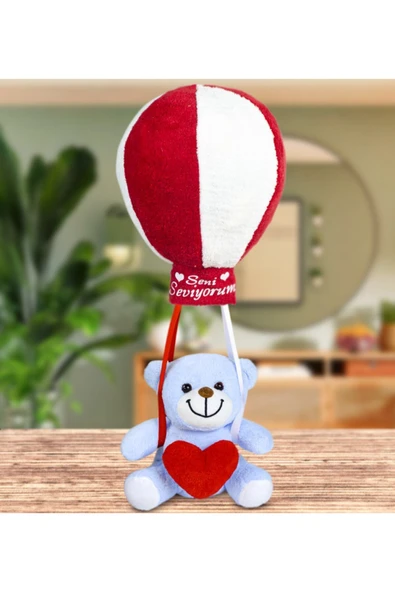 Ayıcı Oyuncak Oyuncak Uçan Balonlu Ayıcık - Resim 2