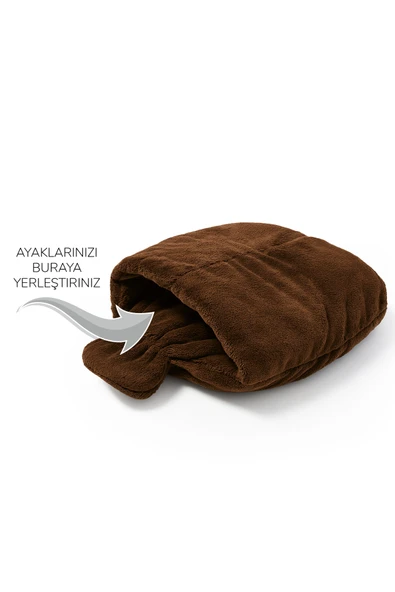 Özgüner Oyuncak Peluş Ayak Isıtıcı Panduf– Kışlık Yumuşak Ev Pandufu - Resim 5