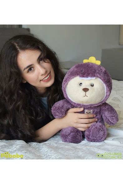 Ayıcı Oyuncak Kapşonlu Pufi Ayıcık ürün görseli 1