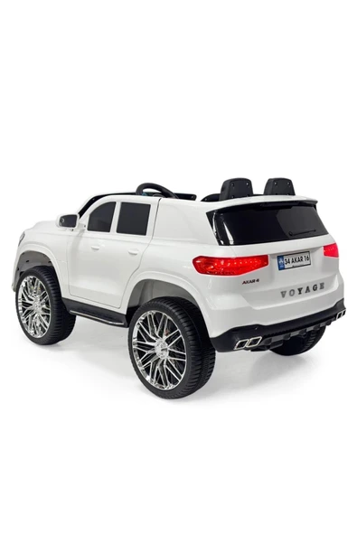 Harika Peluş Fabrikası Özgüner Oyuncak Akülü Uzaktan Kumandalı Araba VOYAGE GT 4x2 Deri Koltuklu - Resim 4