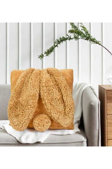 Pababo Pabtex Kırlent Kulaklı Yastık Tavşan Kulak Tasarım - Sevimli Tasarım - Resim 2