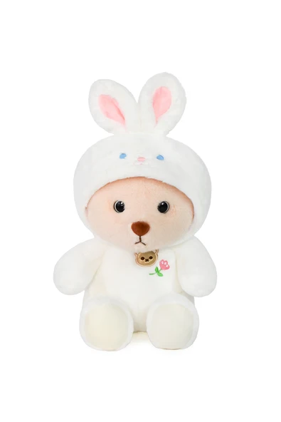 Ayıcı Oyuncak Kapşonlu Pufi Ayıcık ürün görseli 1