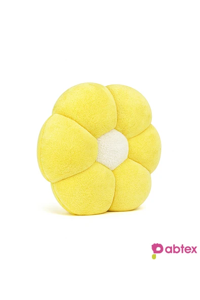 Ayıcı Oyuncak Peluş Çiçek Yastık 40 cm – Sevimli Dekoratif Çiçek Modeli 40 cm - Resim 3