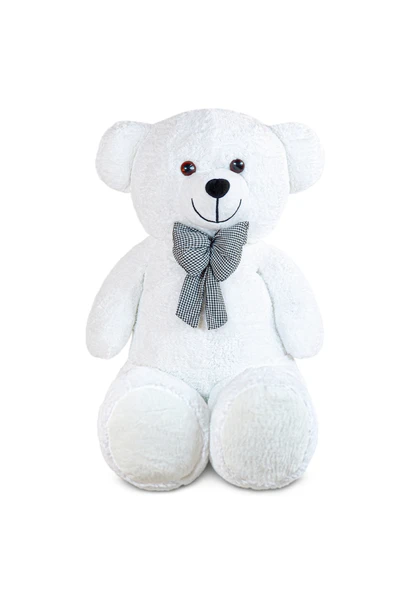 Özgüner Oyuncak Papyonlu Sevimli Büyük Peluş Ayıcık, 130 Cm - % 100 Yerli - Resim 2