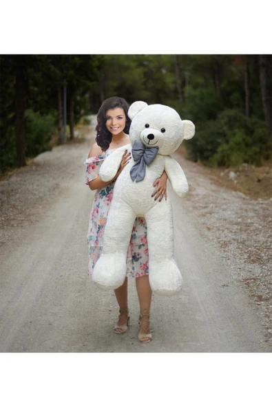 Özgüner Oyuncak Pabtex Oyuncak Ayıcı 140 Cm Papyonlu Oyuncak Kılıfı ( Boş Olarak Gönderilmektedir.) ürün görseli