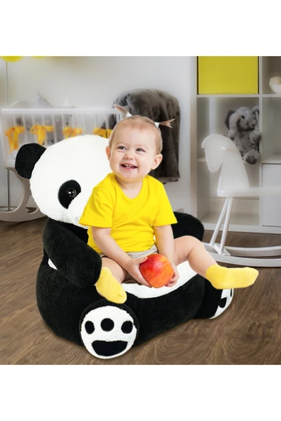 Ayıcı Oyuncak Pelüş Bebek Çocuk Koltuğu Hayvan Figürlü En Şık Tasarım Peluş Oyuncak - Resim 2