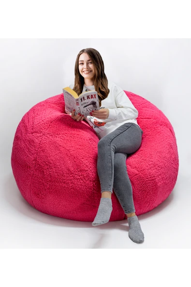 Özgüner Oyuncak Sıcak ve Yumuşak Peluş Dev Puf – Konforlu Oturma Keyfi - Resim 4