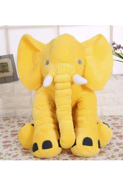 Ayıcı Oyuncak Uyku Arkadaşım Fil - 2.kalite.Büyük Yumuşak Peluş Fil 65 Cm ürün görseli 1