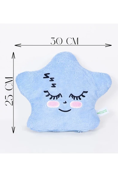 Ayıcı Oyuncak Uyku Arkadaşım Ledli Yıldız Yastık - Resim 5