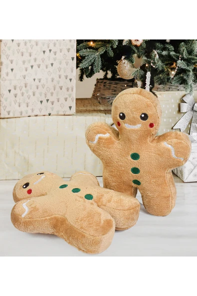 Ayıcı Oyuncak Pabtex Peluş Kurabiye Adam Yastık - Yumuşak Ve Şirin, Çocuklar Için Ideal ürün görseli 1