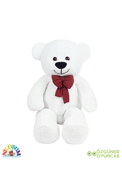 Ayıcı Oyuncak Sevgiliye Hediye Seti – 90 cm Peluş Ayıcık & 24 Ayar Altın Kaplama Kolye - Resim 6