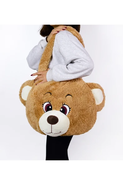 Özgüner Oyuncak Yumuşacık Ayıcık Detaylı Omuz Çantası – Şıklığı ve Rahatlığı Bir Arada - Resim 4