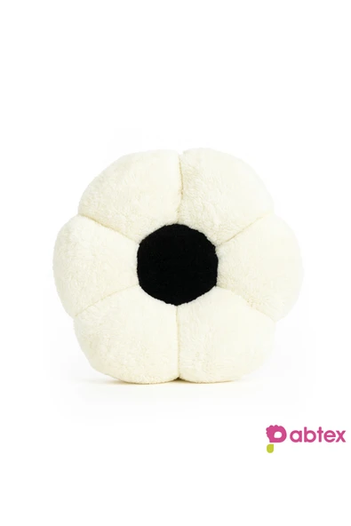 Ayıcı Oyuncak Sevimli ve Renkli 4'lü Çiçek Peluş Yastık – Yumuşak Dokulu Takım - Resim 4