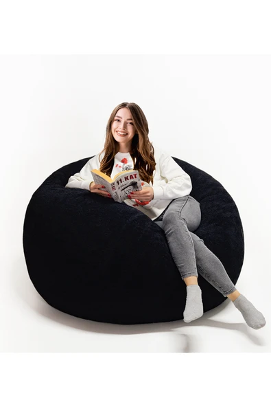 Ayıcı Oyuncak Sıcak ve Yumuşak Peluş Dev Puf – Konforlu Oturma Keyfi - Resim 2