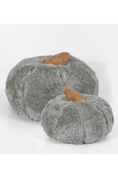 Özgüner Oyuncak Pabtex Peluş Kabak Kırlent 2'li Yastık, Evinizi Süslesin - Resim 4