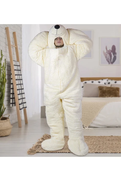Özgüner Oyuncak Paptex Ayıcık Kafalı Fermuarlı Uyku Tulumu ürün görseli