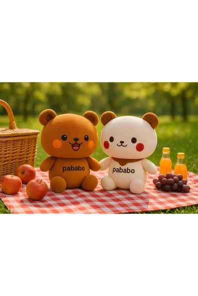 Pababo Sevgiliye Özel Hayal Gücünü Sarılmaya Çağır! Dudu Budu Peluş Oyuncak - Resim 3