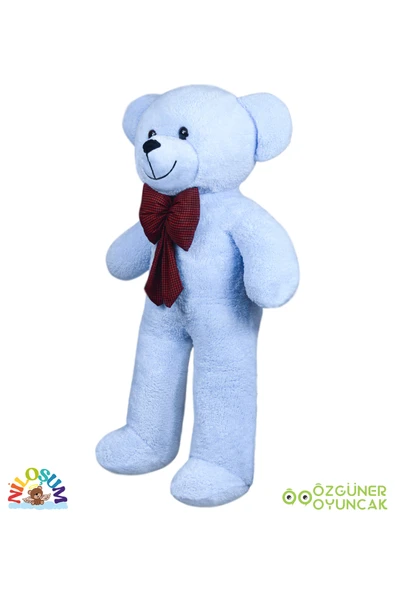 Ayıcı Oyuncak Sevgiliye Hediye Seti – 90 cm Peluş Ayıcık & 24 Ayar Altın Kaplama Kolye - Resim 6