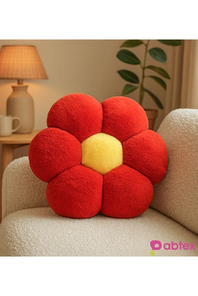 Pababo Taraftar Temalı Papatya Formlu Peluş Yastıklar – 2’li Konforlu Takım - Resim 2