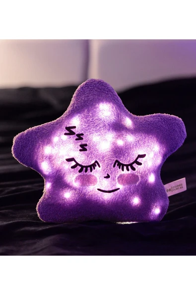 Özgüner Oyuncak Uyku Arkadaşım Ledli Yıldız Yastık - Resim 2