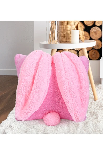 Ayıcı Oyuncak Pabtex Kırlent Kulaklı Yastık Tavşan Kulak Tasarım - Sevimli Tasarım - Resim 2