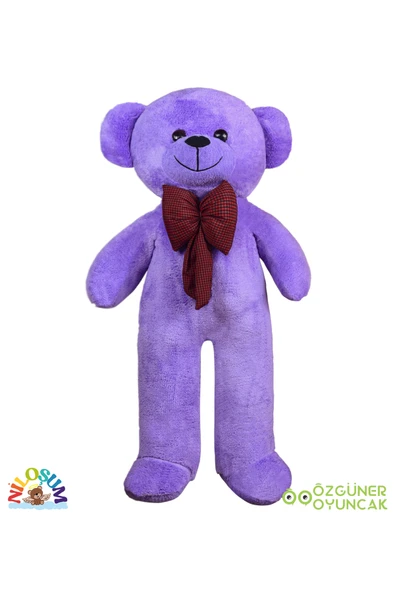 Özgüner Oyuncak Sevgiliye Hediye Seti – 90 cm Peluş Ayıcık & 24 Ayar Altın Kaplama Kolye - Resim 5