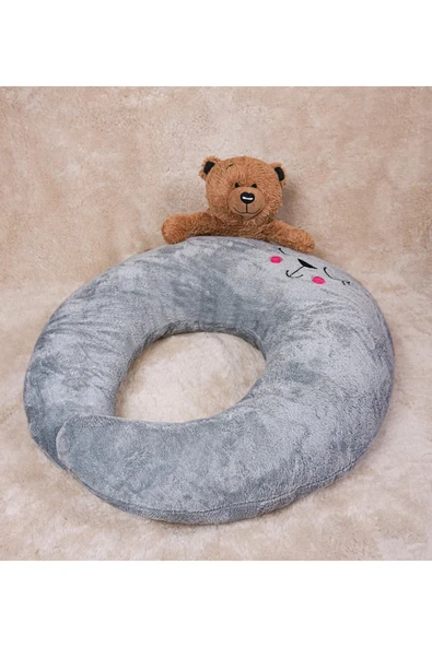 Ayıcı Oyuncak Pabtex Bebek Emzirme Destek Ve Oturma Minderi Yastığı - Resim 2