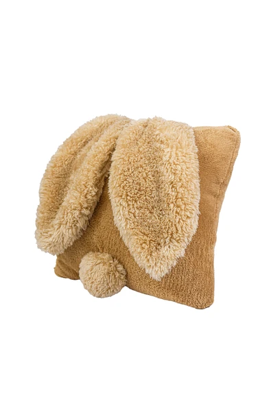 Özgüner Oyuncak Pabtex Tavşan Kulaklı Kırlent Yastık - Sevimli ve Yumuşak Tasarım - Resim 5