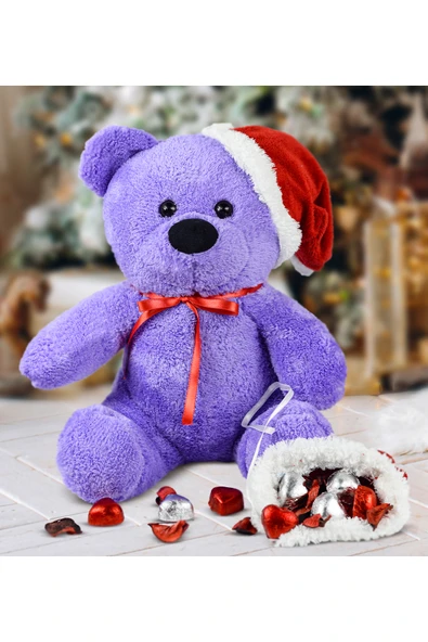 Pababo Yılbaşı Özel 55 cm Noel Baba Ayıcığı (%100 Yerli) ürün görseli