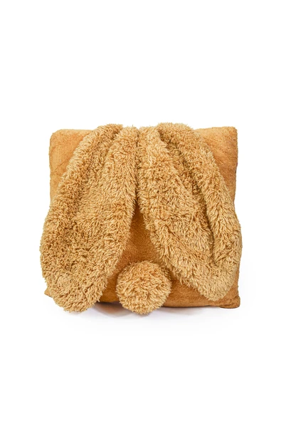 Özgüner Oyuncak Pabtex Kırlent Kulaklı Yastık Tavşan Kulak Tasarım - Sevimli Tasarım - Resim 4