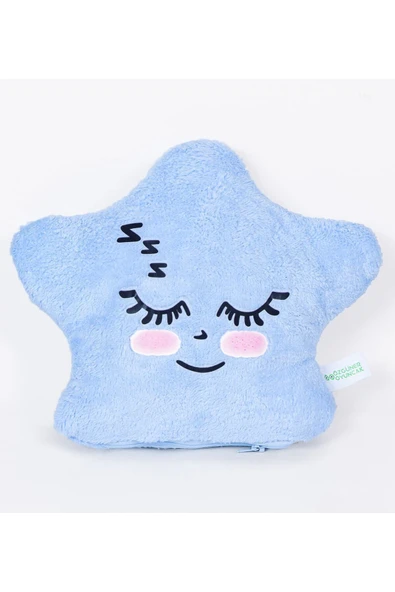 Ayıcı Oyuncak Uyku Arkadaşım Ledli Yıldız Yastık - Resim 3