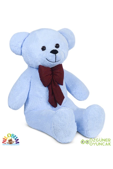 Özgüner Oyuncak Sevgiliye Hediye Seti – 90 cm Peluş Ayıcık & 24 Ayar Altın Kaplama Kolye - Resim 4