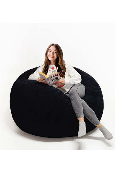 Özgüner Oyuncak Sıcak ve Yumuşak Peluş Dev Puf – Konforlu Oturma Keyfi - Resim 4