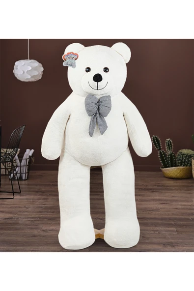 Ayıcı Oyuncak Dev 170 Büyük Peluş Ayıcık Beyaz - Resim 5