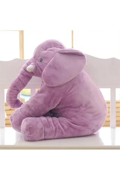 Özgüner Oyuncak Uyku Arkadaşım Fil - Büyük Yumuşak Peluş Fil 35 Cm - Resim 3