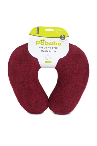 Pababo Pabtex Seyahat Yastığı Visco - Uçak Ve Araba Yolculukları Için En Iyi Boyun Desteği - Resim 3
