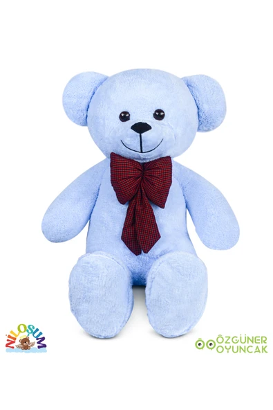 Özgüner Oyuncak Sevgiliye Hediye Seti – 90 cm Peluş Ayıcık & 24 Ayar Altın Kaplama Kolye - Resim 3