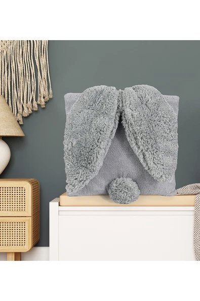 Pababo Pabtex Kırlent Kulaklı Yastık Tavşan Tasarım - Sevimli Tasarım Ile Ev Dekorasyonunuzu Tamamlayın - Resim 2