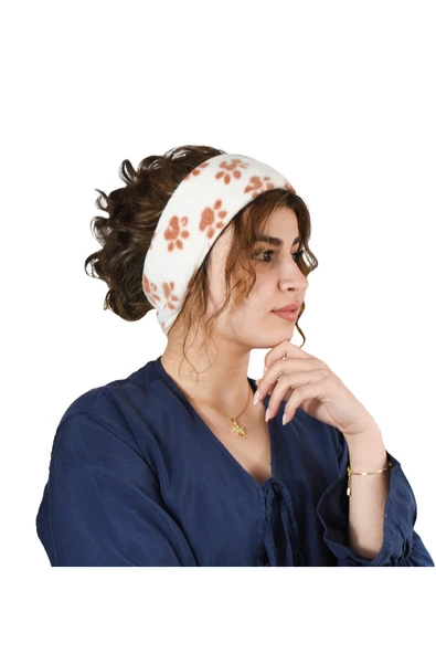 Harika Peluş Fabrikası Pabtex Evde ve Dışarıda Kullanıma Uygun Saç Bandı | Makyaj Temizlerken Pratik Kullanım - Resim 3