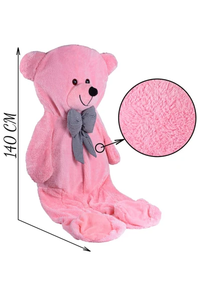 Ayıcı Oyuncak Pabtex Legosh 140 Cm Papyonlu Oyuncak Kılıfı ( Boş Olarak Gönderilmektedir.) - Resim 3